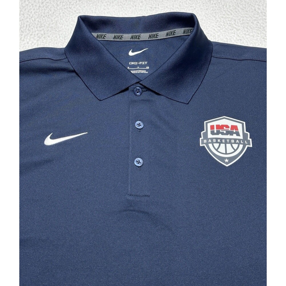 USA Basketball Nike Men's Team Polo Golf Shirt Size Small Navy M51300 NWT New